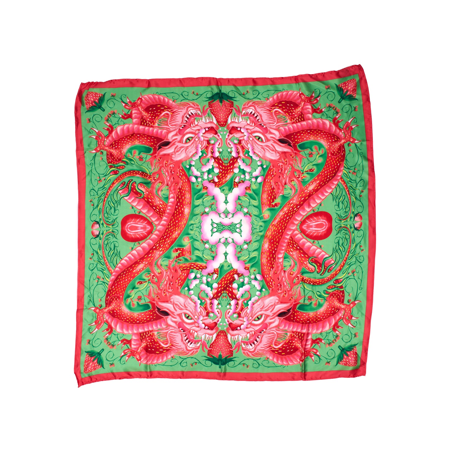 The Strawberry Dragon's Ballet - Satin Scarf