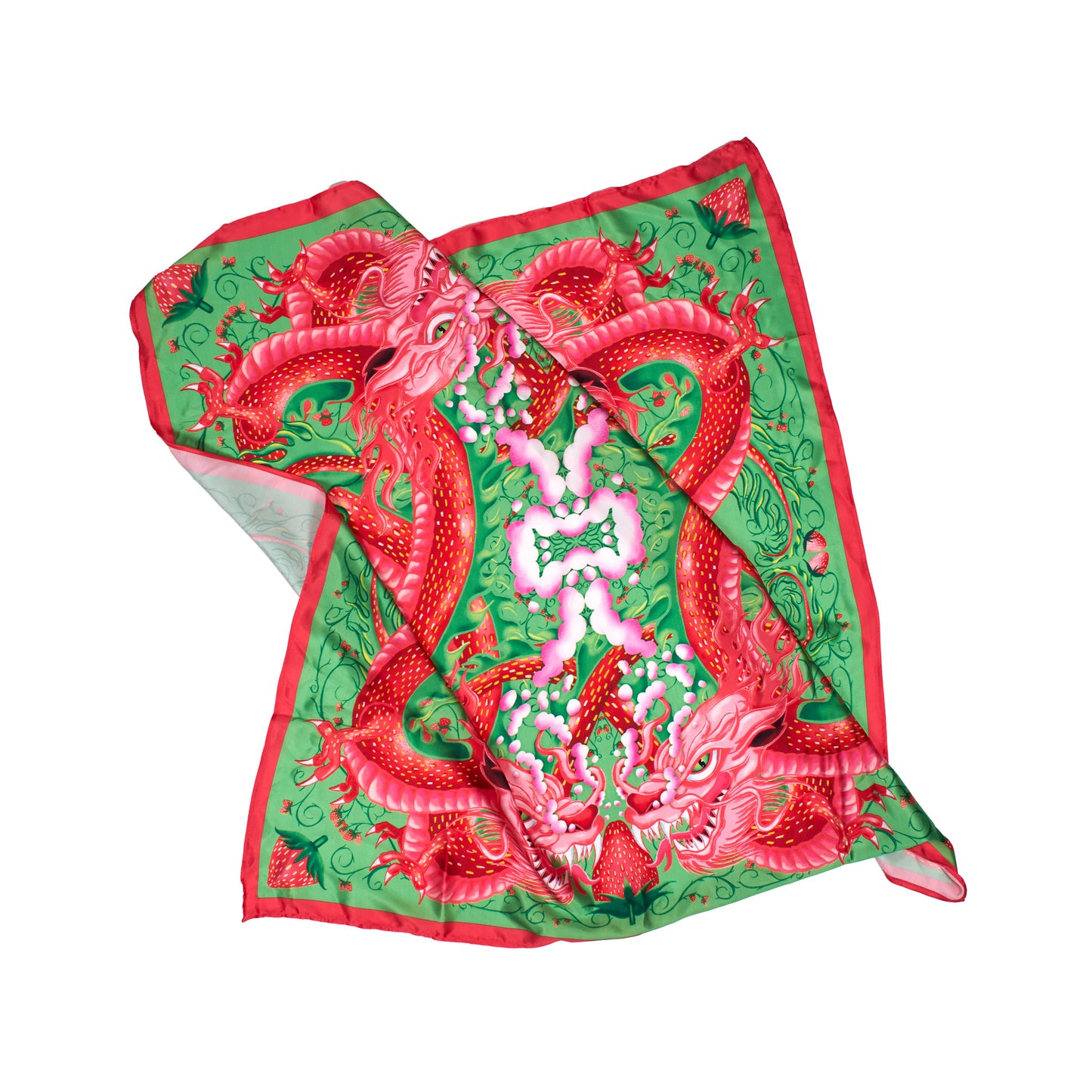 The Strawberry Dragon's Ballet - Satin Scarf